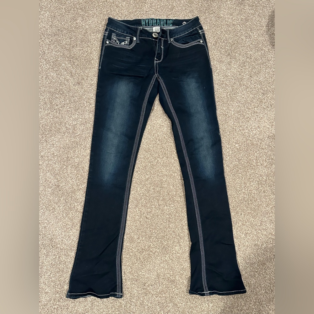 Women’s 5/6 Hydraulic Chelsea micro boot jeans